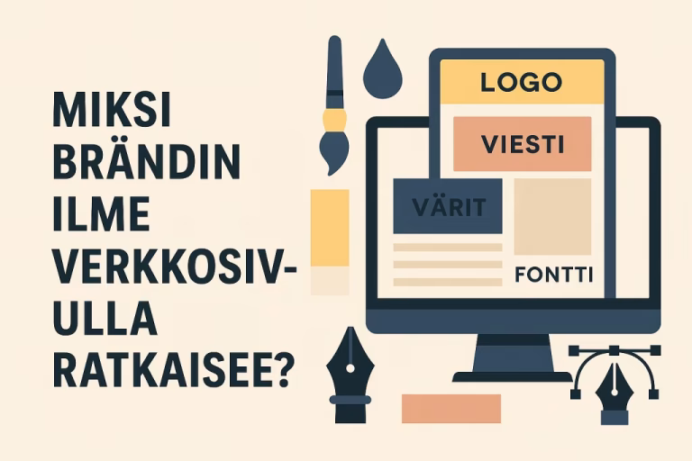 verkkosivun visuaalinen ilme